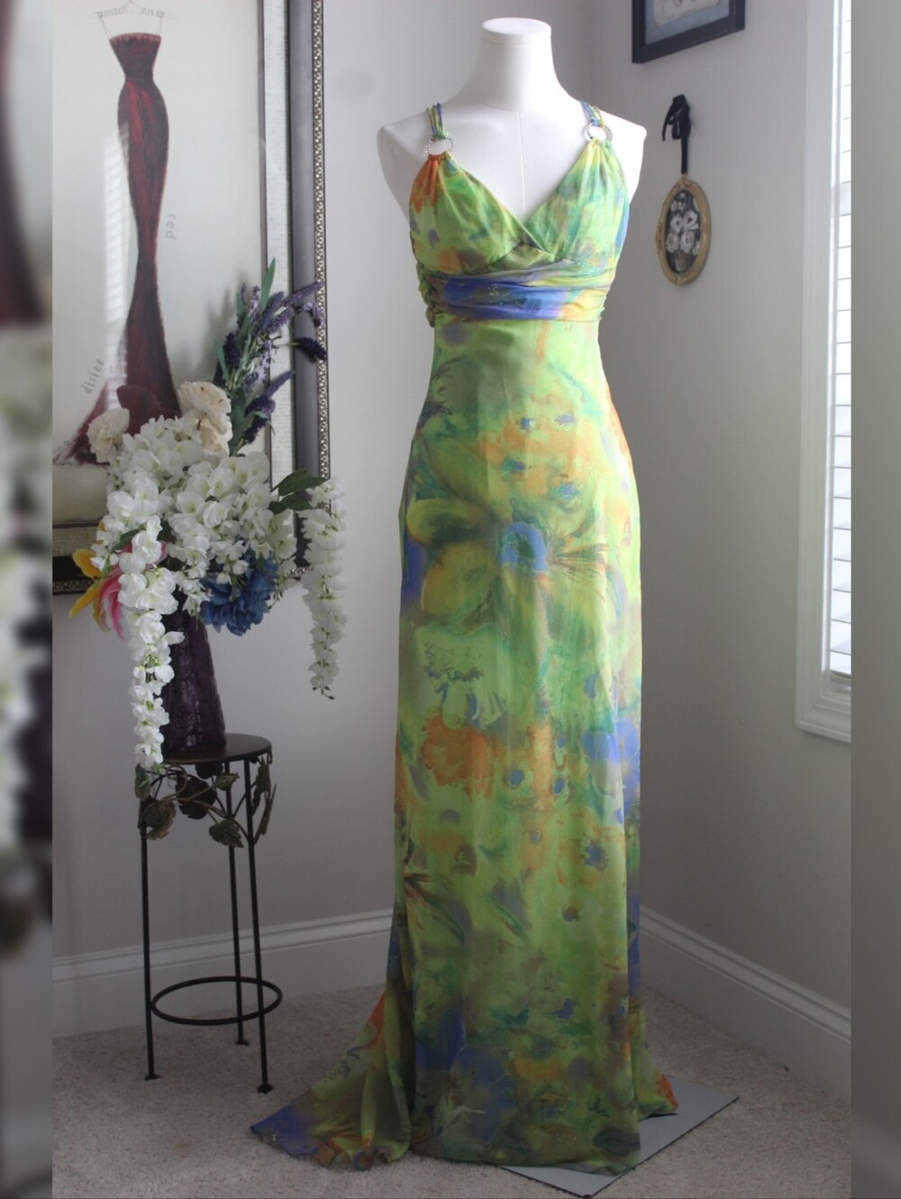 Vintage Y2K Niki by Niki Livas formal maxi dress